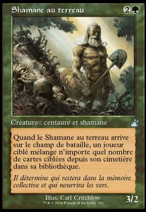 Shamane au terreau