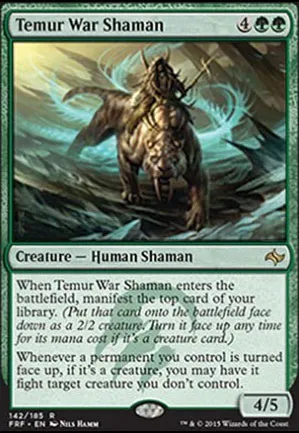 Shamane de guerre temurien