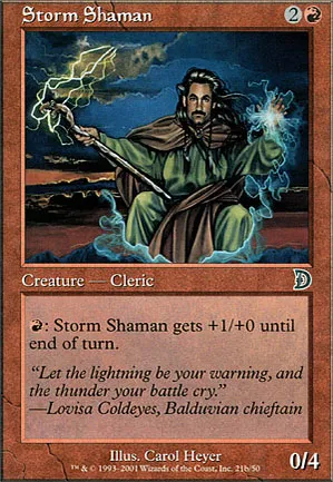 Shamane de l'orage