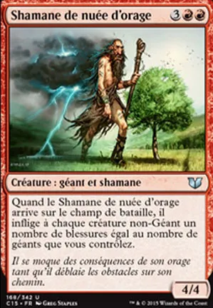 Shamane de nuée d'orage