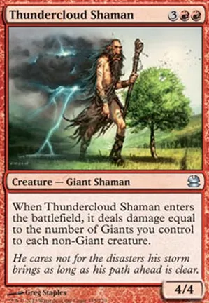 Shamane de nuée d'orage