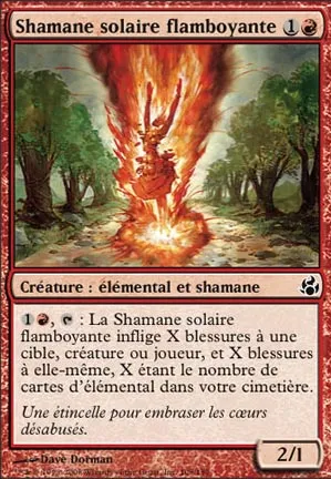 Shamane solaire flamboyante