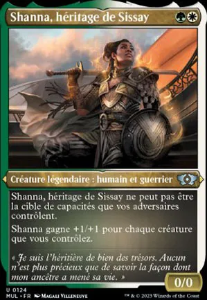 Shanna, héritage de Sissay