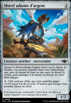 Shérif adjoint d'argent