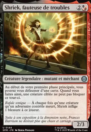 Shriek, fauteuse de troubles