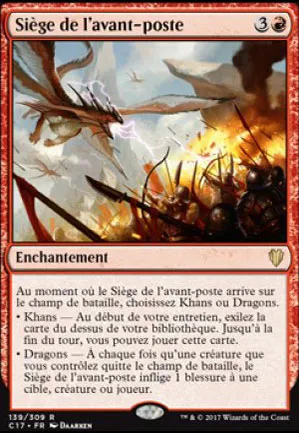 Siège de l'avant-poste