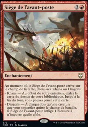 Siège de l'avant-poste