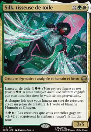 Silk, tisseuse de toile