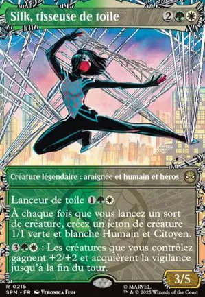 Silk, tisseuse de toile