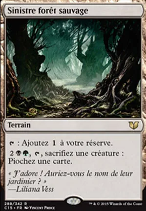 Sinistre forêt sauvage