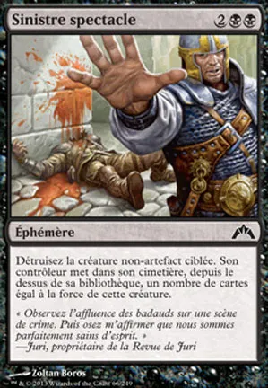 Sinistre spectacle