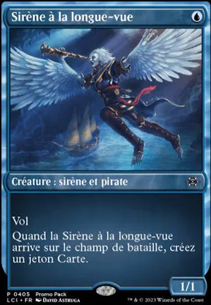 Sirène à la longue-vue