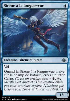 Sirène à la longue-vue