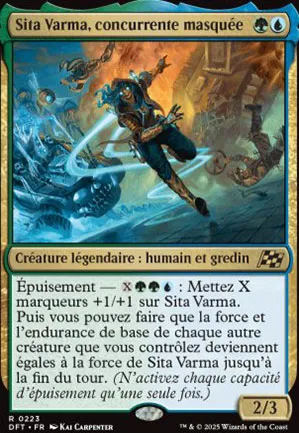Sita Varma, concurrente masquée