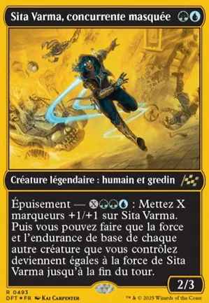 Sita Varma, concurrente masquée