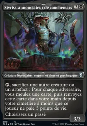 Sivriss, annonciateur de cauchemars
