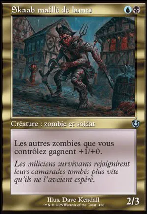 Skaab maillé de lames