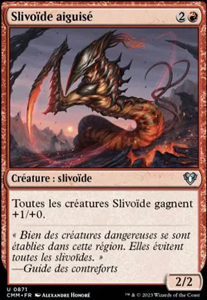 Slivoïde aiguisé