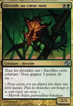 Slivoïde au cœur noir