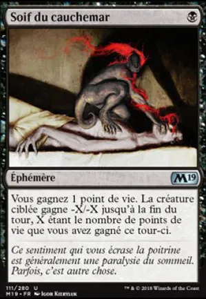 Soif du cauchemar