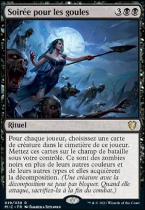 Soirée pour les goules