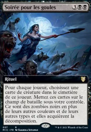 Soirée pour les goules