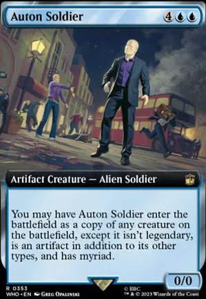 Soldat auton