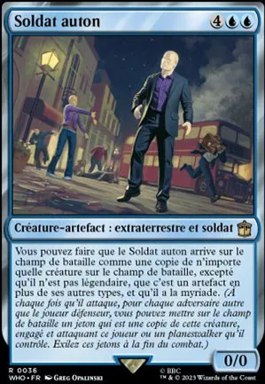 Soldat auton