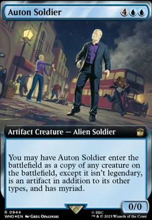 Soldat auton