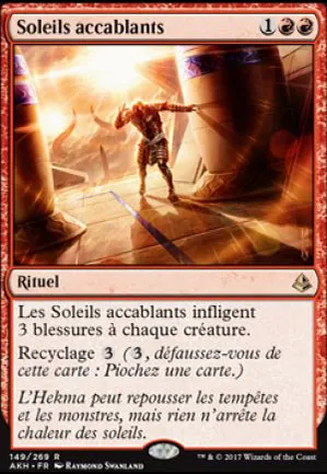 Soleils accablants