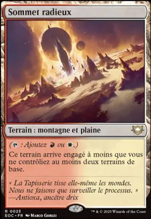 Sommet radieux