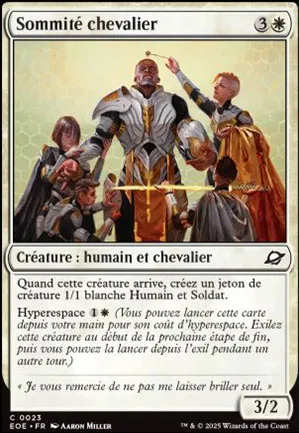 Sommité chevalier
