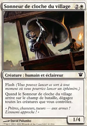 Sonneur de cloche du village