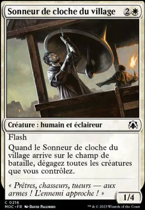 Sonneur de cloche du village