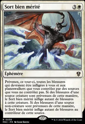 Sort bien mérité