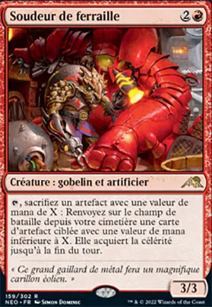 Soudeur de ferraille