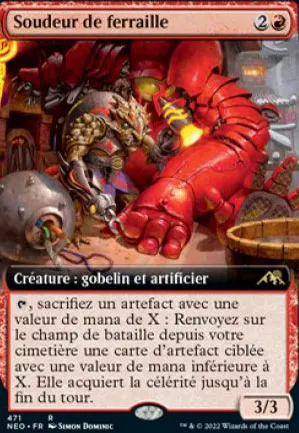 Soudeur de ferraille