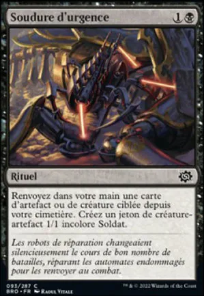 Soudure d'urgence