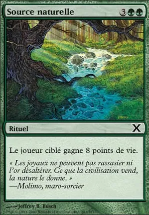 Source naturelle