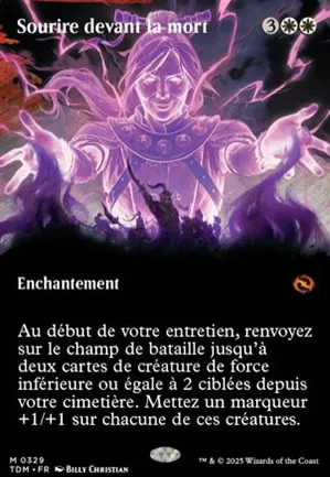 Sourire devant la mort