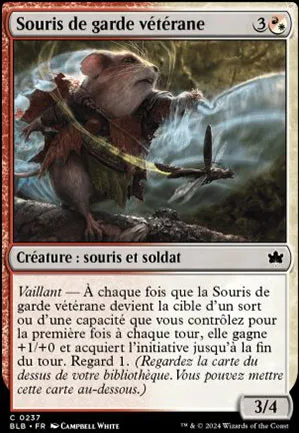 Souris de garde vétérane
