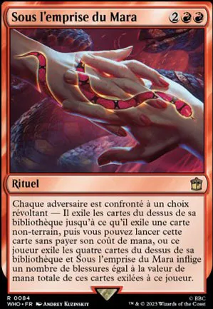 Sous l'emprise du Mara