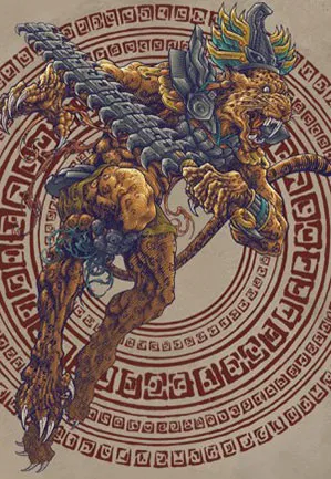 Souverain Okinec Ahau - Illustration