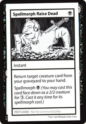 Spellmorph Raise Dead