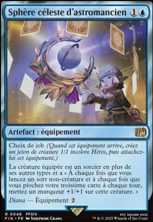 Sphère céleste d'astromancien