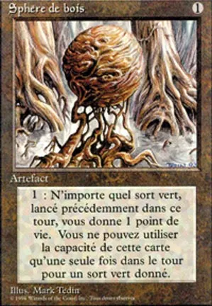 Sphère de bois