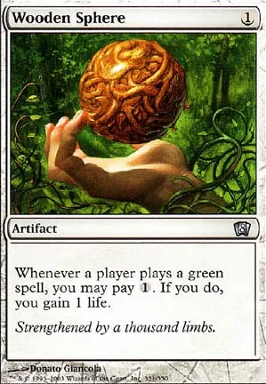 Sphère de bois