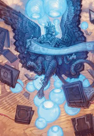 Sphinx de la sapience oubliée - Illustration