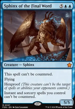 Sphinx du dernier mot