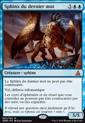 Sphinx du dernier mot